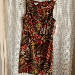 Dressbarn Floral Dress 10 NWT